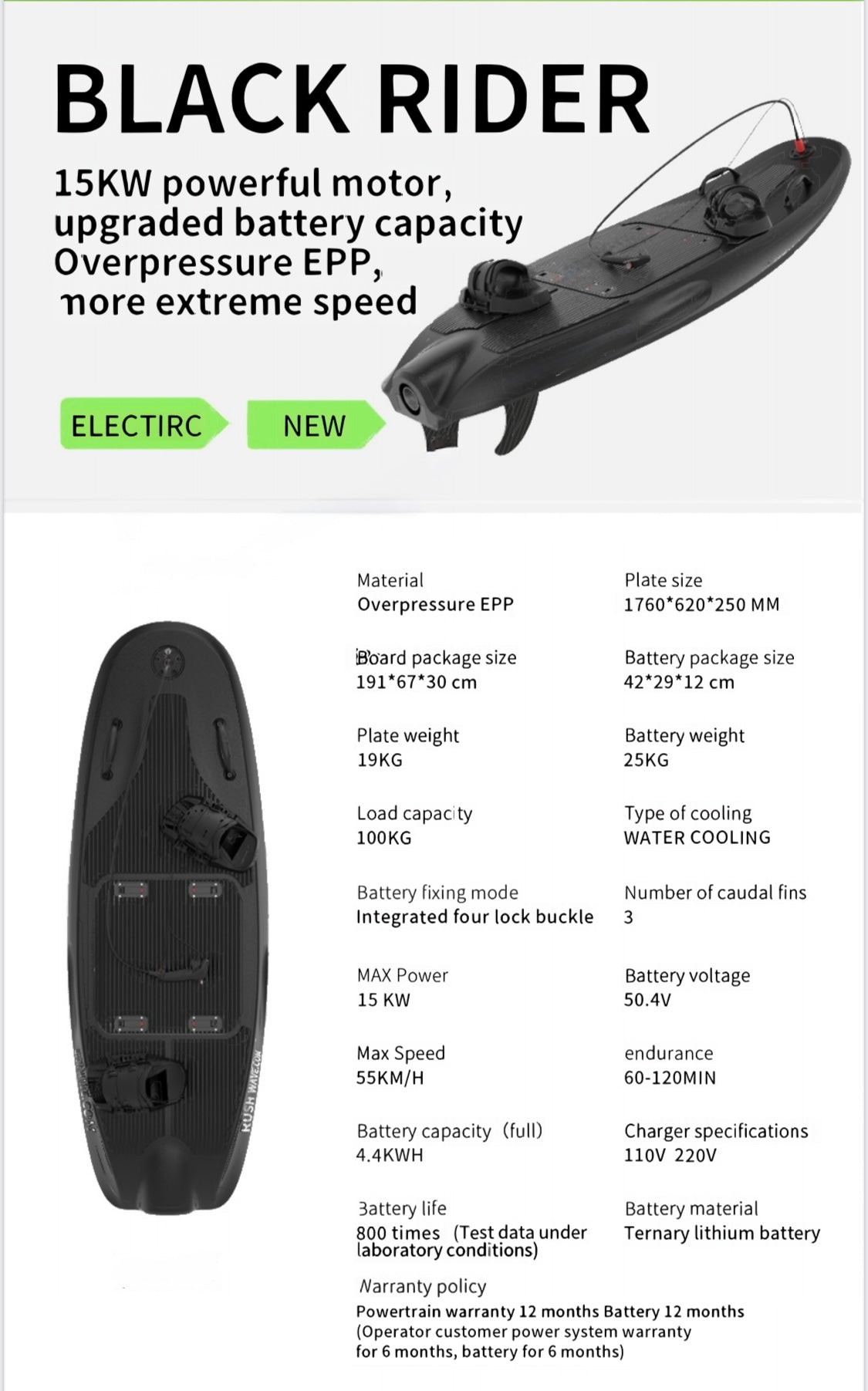 Electric SurfBoard (Storm 15)